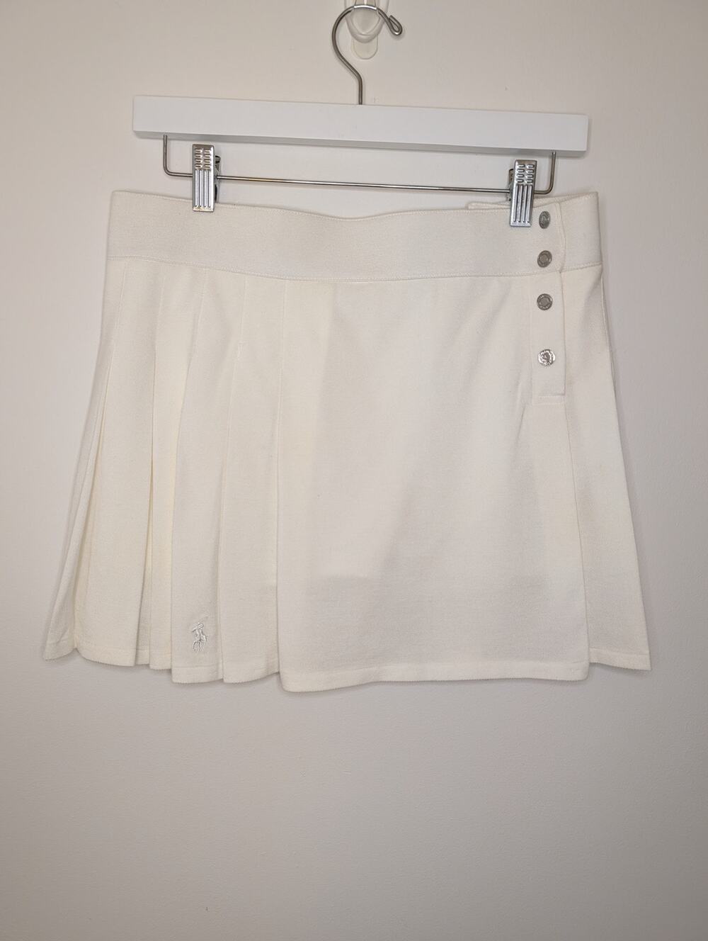Ralph Lauren Tennis Skort White M Pleated Preppy